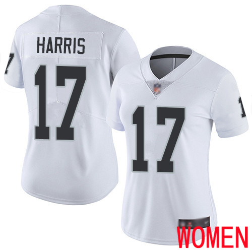 Oakland Raiders Limited White Women Dwayne Harris Road Jersey NFL Football 17 Vapor Untouchable Jersey